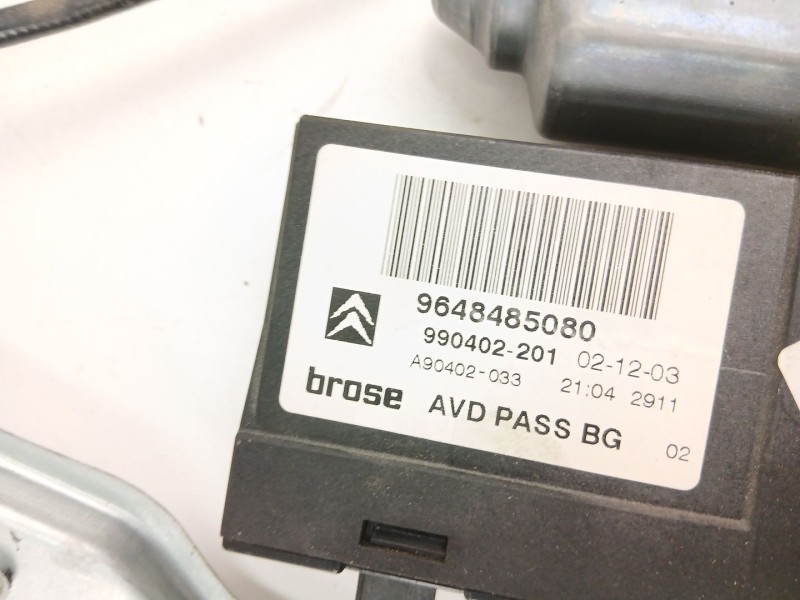 Recambio de elevalunas delantero derecho para citroën c5 i (dc_) 1.8 16v (dc6fzb, dc6fze) referencia OEM IAM 9648486380  9648485
