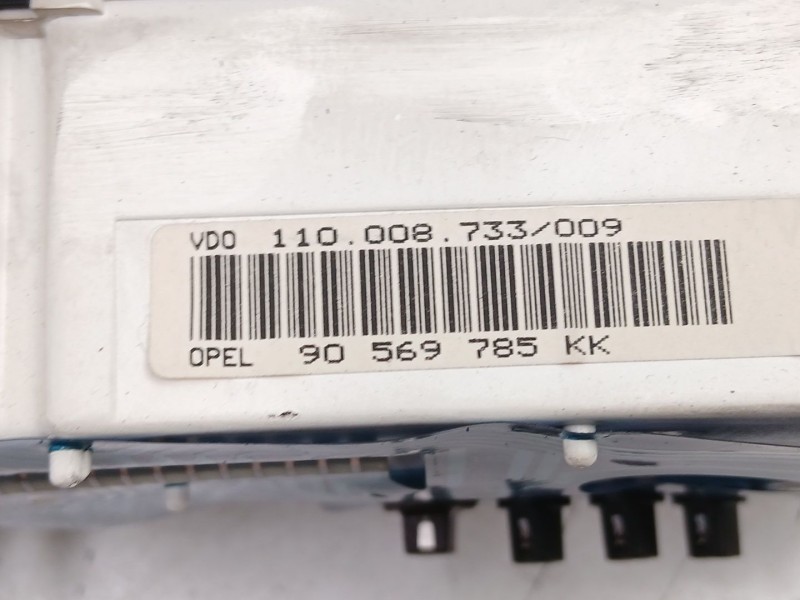 Recambio de cuadro instrumentos para opel vectra b (j96) 1.6 i 16v (f19) referencia OEM IAM 90569785 110008733009 