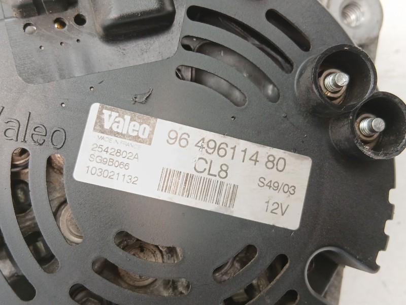 Recambio de alternador para citroën c5 i (dc_) 1.8 16v (dc6fzb, dc6fze) referencia OEM IAM 9649611480 SG9B066 