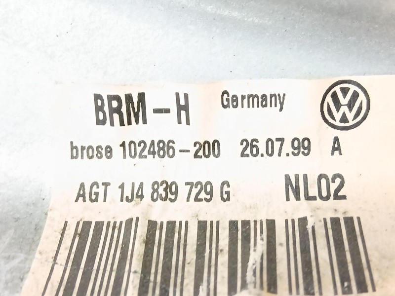 Recambio de elevalunas trasero izquierdo para volkswagen golf iv (1j1) 1.9 tdi referencia OEM IAM 1J4839729G  