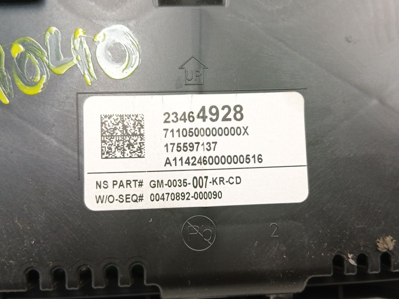 Recambio de cuadro instrumentos para opel insignia a sedán (g09) 2.0 cdti (69) referencia OEM IAM 23464928  