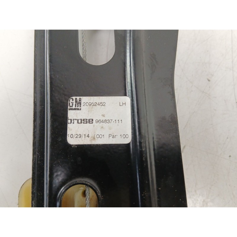 Recambio de elevalunas delantero izquierdo para opel insignia a sedán (g09) 2.0 cdti (69) referencia OEM IAM 20952452 964837111 