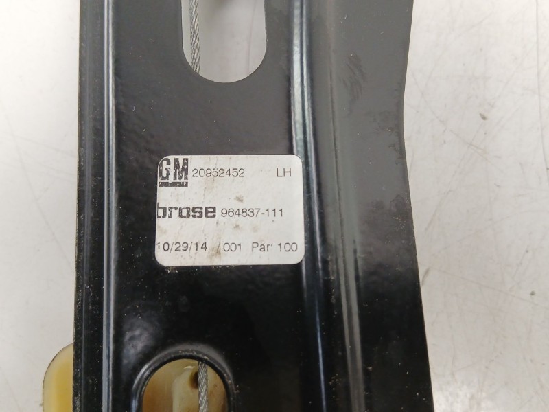 Recambio de elevalunas delantero izquierdo para opel insignia a sedán (g09) 2.0 cdti (69) referencia OEM IAM 20952452 964837111 
