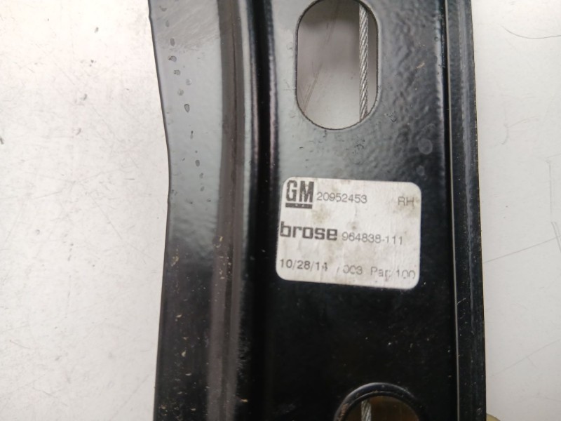 Recambio de elevalunas delantero derecho para opel insignia a sedán (g09) 2.0 cdti (69) referencia OEM IAM 20952453 964838111 