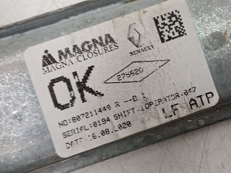 Recambio de elevalunas delantero izquierdo para dacia sandero ii (b8_) 1.5 blue dci 95 (b8jl) referencia OEM IAM 807211440R  