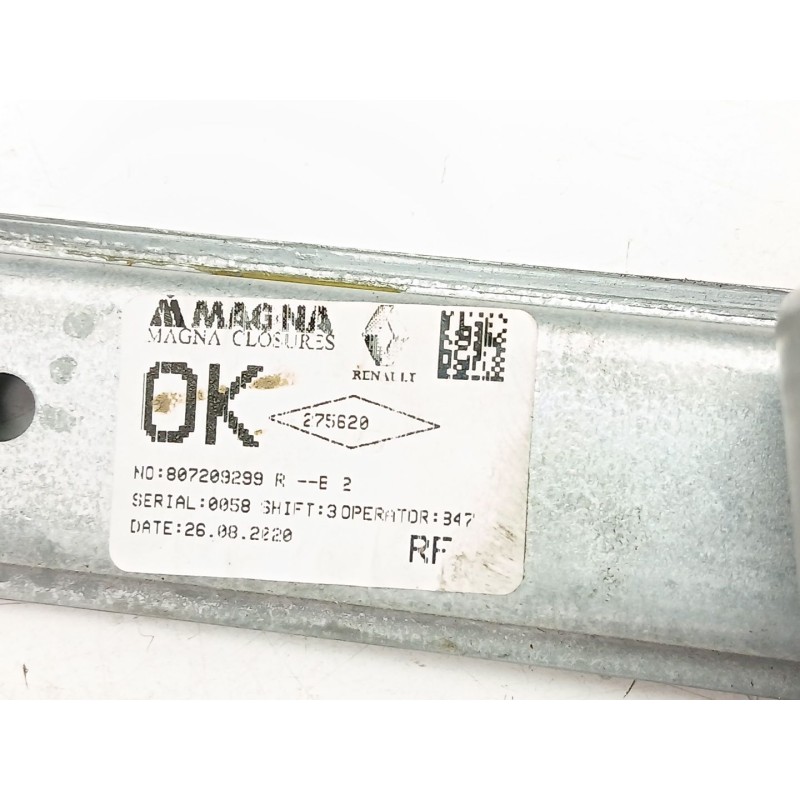 Recambio de elevalunas delantero derecho para dacia sandero ii (b8_) 1.5 blue dci 95 (b8jl) referencia OEM IAM 807209299R  
