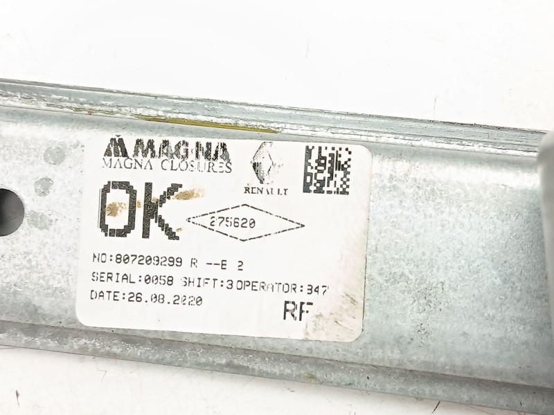 Recambio de elevalunas delantero derecho para dacia sandero ii (b8_) 1.5 blue dci 95 (b8jl) referencia OEM IAM 807209299R  