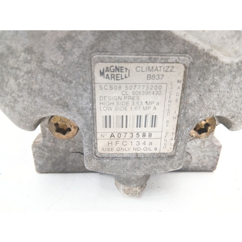 Recambio de compresor aire acondicionado para fiat bravo i (182_) 1.9 jtd referencia OEM IAM 60659643 507775200 