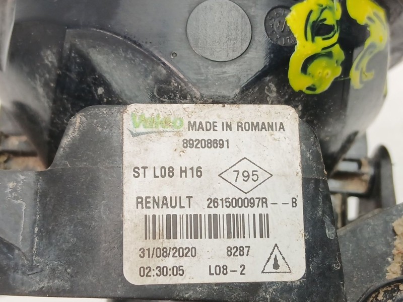 Recambio de antiniebla derecho para dacia sandero ii (b8_) 1.5 blue dci 95 (b8jl) referencia OEM IAM 261500097R 89208691 