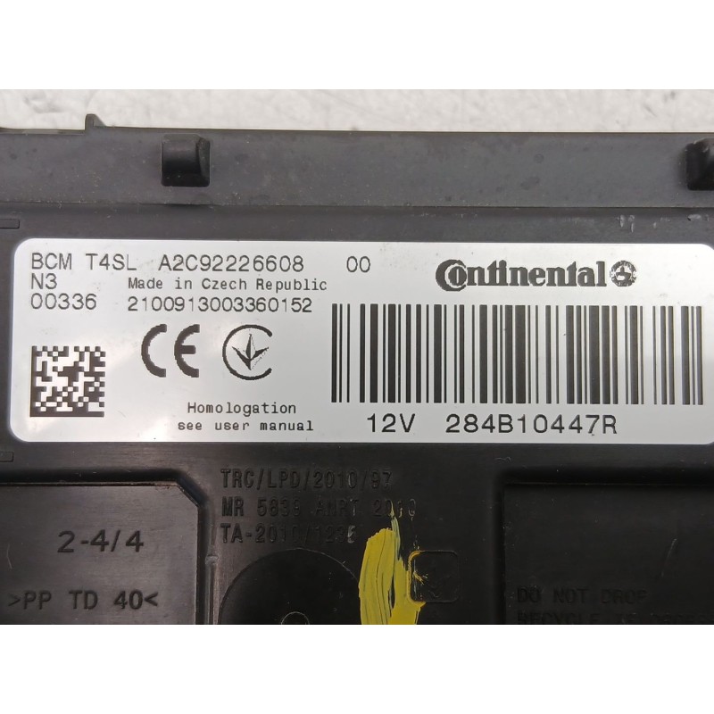 Recambio de bsi para dacia sandero ii (b8_) 1.5 blue dci 95 (b8jl) referencia OEM IAM 284B10447R A2C92226608 