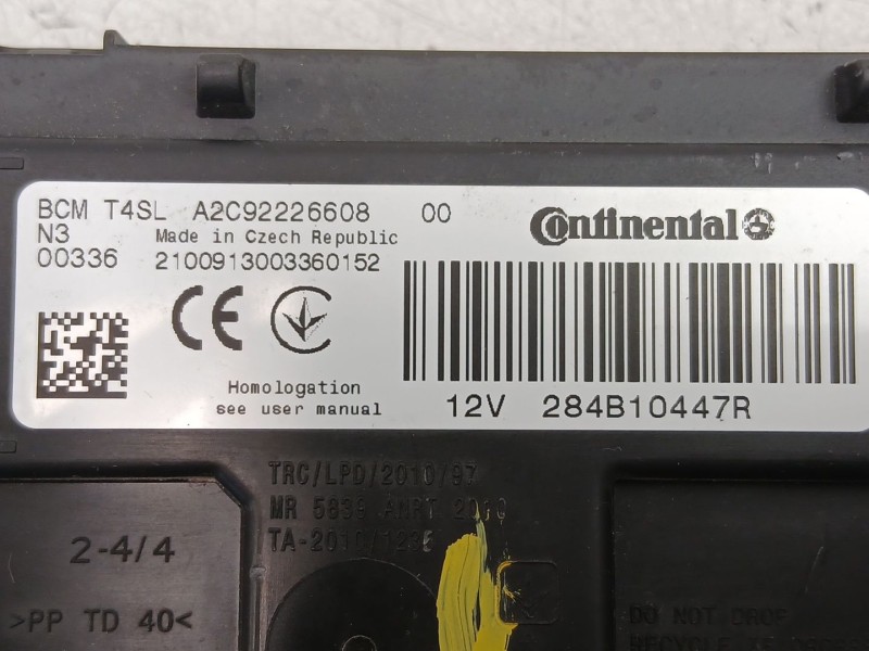 Recambio de bsi para dacia sandero ii (b8_) 1.5 blue dci 95 (b8jl) referencia OEM IAM 284B10447R A2C92226608 