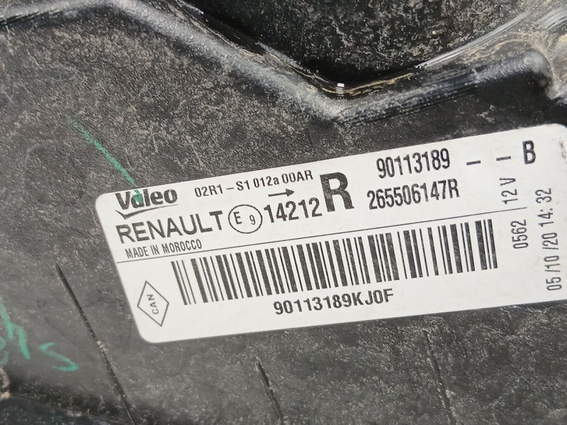 Recambio de piloto trasero derecho para dacia sandero ii (b8_) 1.5 blue dci 95 (b8jl) referencia OEM IAM 265506147R  