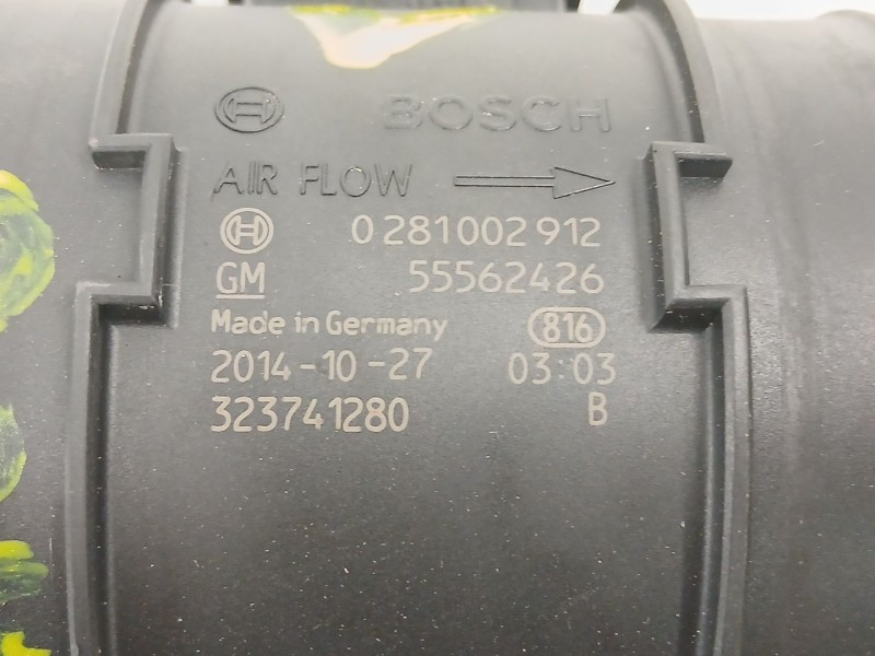 Recambio de caudalimetro para opel insignia a sedán (g09) 2.0 cdti (69) referencia OEM IAM 55562426 0281002912 