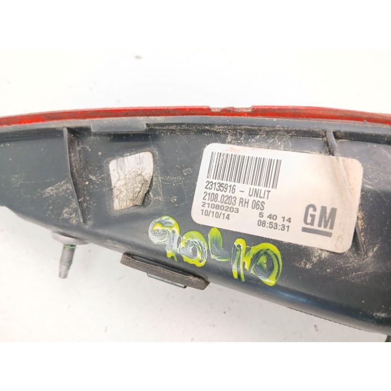 Recambio de piloto porton derecho para opel insignia a sedán (g09) 2.0 cdti (69) referencia OEM IAM 23135916  