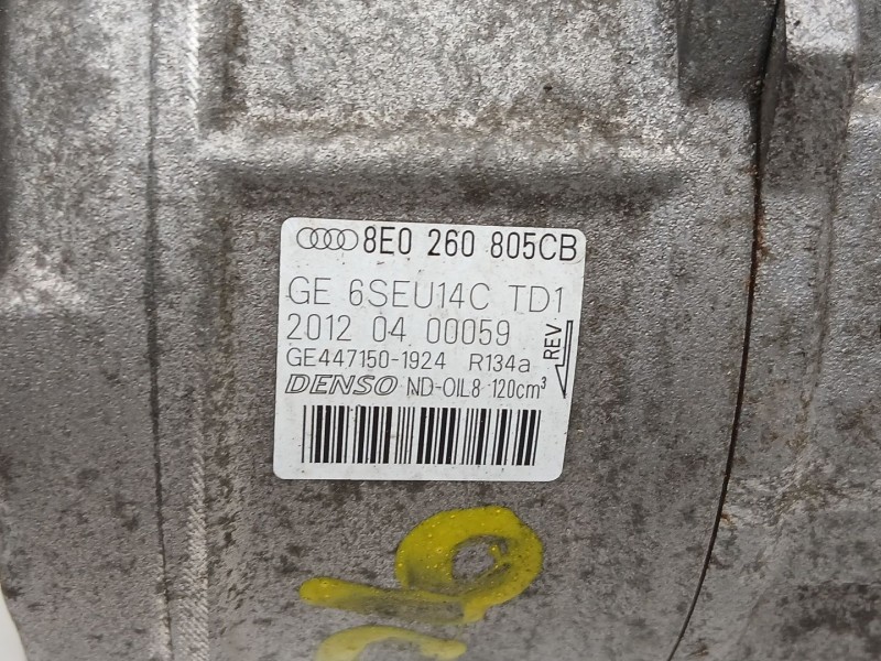 Recambio de compresor aire acondicionado para seat exeo st (3r5) 1.8 tsi referencia OEM IAM 8E0260805CB  