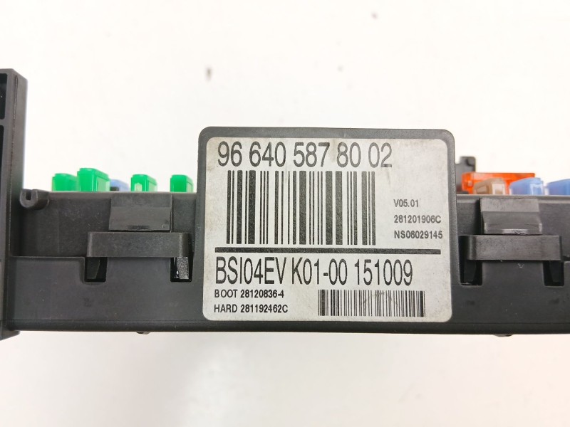Recambio de bsi para citroën berlingo multispace (b9) 1.6 hdi 90 referencia OEM IAM 9664058780  