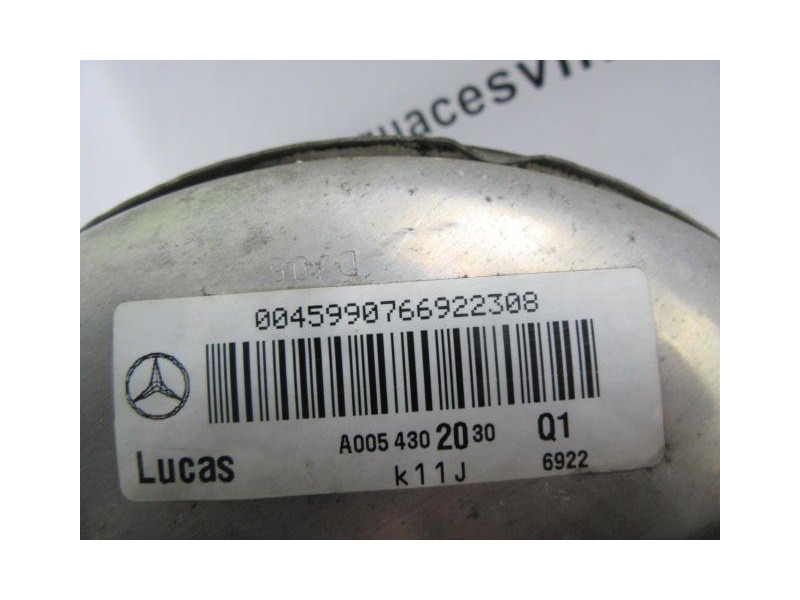 Recambio de servofreno : m. benz a 160 : 1.6 g elegance automatico(101,97cv) [1999] para m. benz a 160 1.6 g elegance automatico