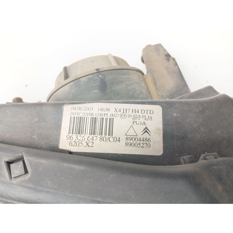 Recambio de faro derecho para citroën c5 i (dc_) 2.0 hdi (dcrhzb, dcrhze) referencia OEM IAM 9632664780  