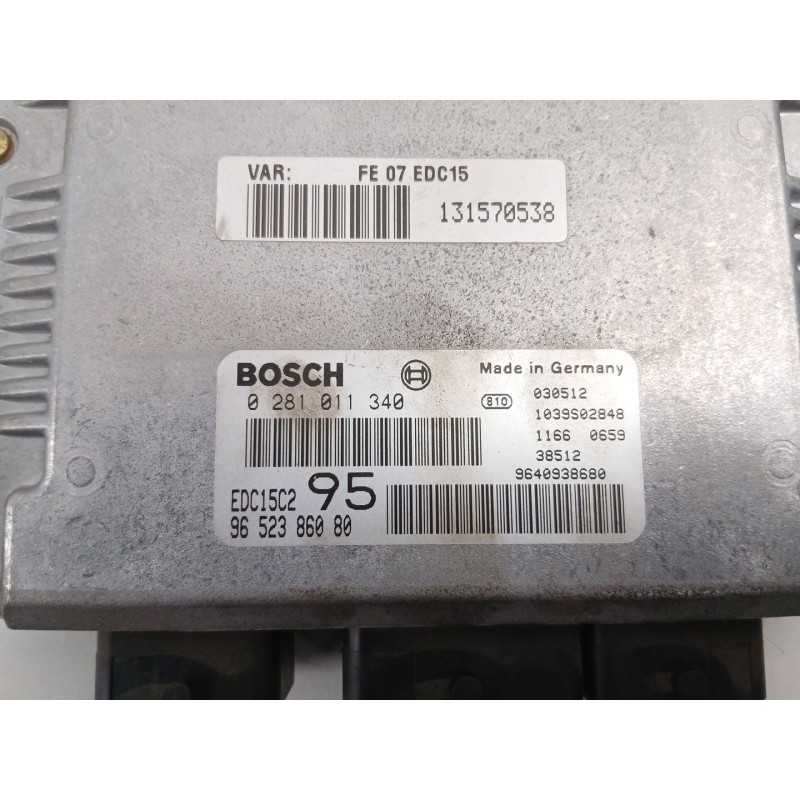 Recambio de centralita para citroën c5 i (dc_) 2.0 hdi (dcrhzb, dcrhze) referencia OEM IAM 9652386080 0281011340 
