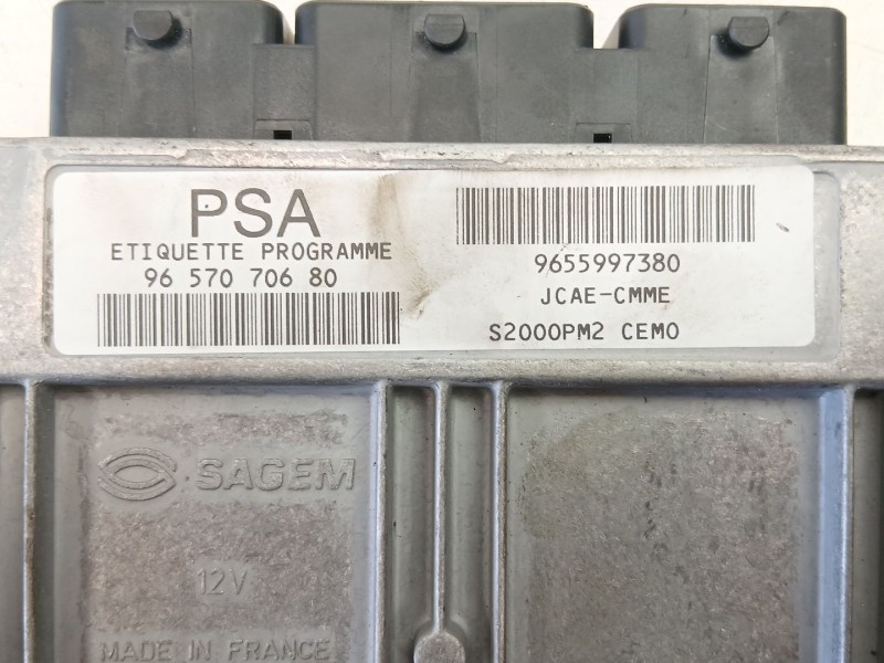 Recambio de centralita para citroën c5 ii (rc_) 1.8 16v (rc6fzb) referencia OEM IAM 9657070680  9655997380