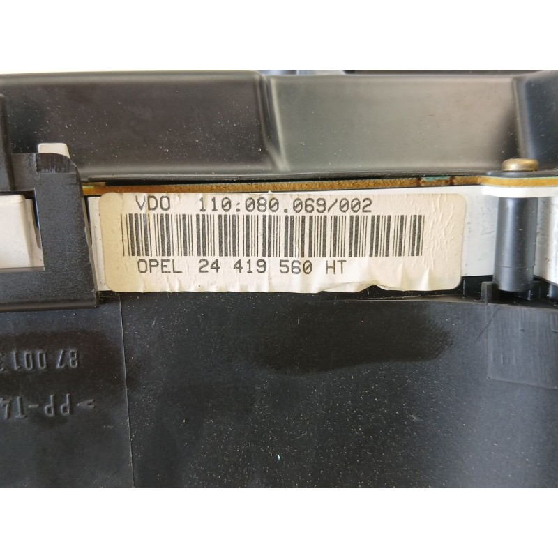 Recambio de cuadro instrumentos para opel zafira a monospace (t98) 2.0 di 16v (f75) referencia OEM IAM 24419560HT 110080069002 