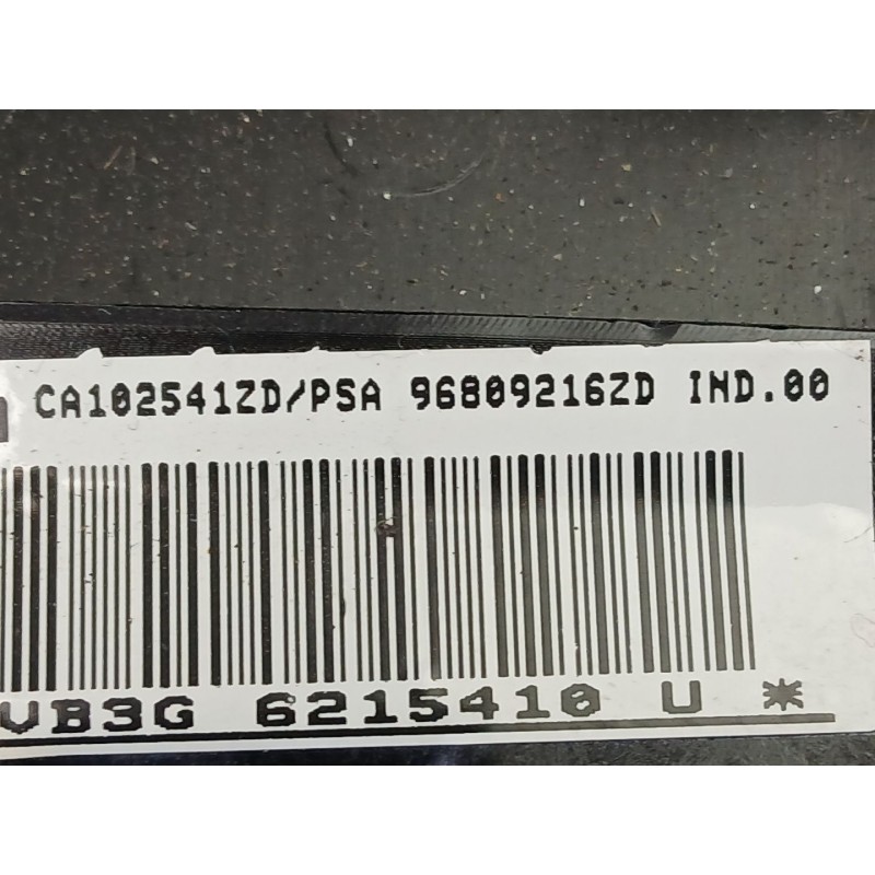 Recambio de airbag conductor para citroën berlingo multispace (b9) 1.6 hdi 90 referencia OEM IAM 96809216ZD  