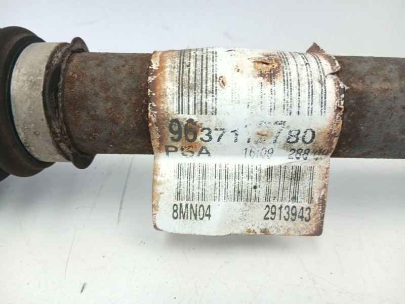 Recambio de transmision delantera izquierda para citroën berlingo multispace (b9) 1.6 hdi 90 referencia OEM IAM 9637117780  
