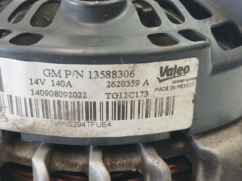 Recambio de alternador para opel insignia a sedán (g09) 2.0 cdti (69) referencia OEM IAM 13588306  