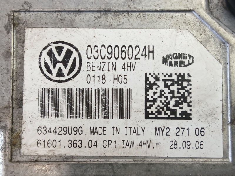 Recambio de centralita para seat ibiza iii (6l1) 1.4 16v referencia OEM IAM 03C906024H  