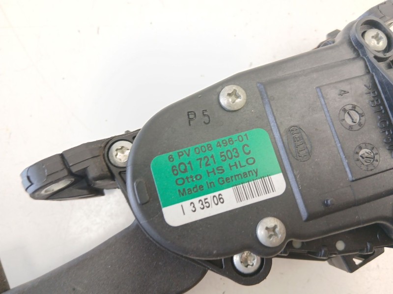 Recambio de potenciometro aceleracion para seat ibiza iii (6l1) 1.4 16v referencia OEM IAM 6Q1721503C 6PV00849601 