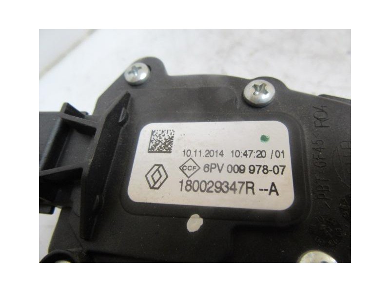 Recambio de potenciómetro aceleración : renault clio : 1.5 dci [2015] para renault clio 1.5 dci referencia OEM IAM 180029347R--A