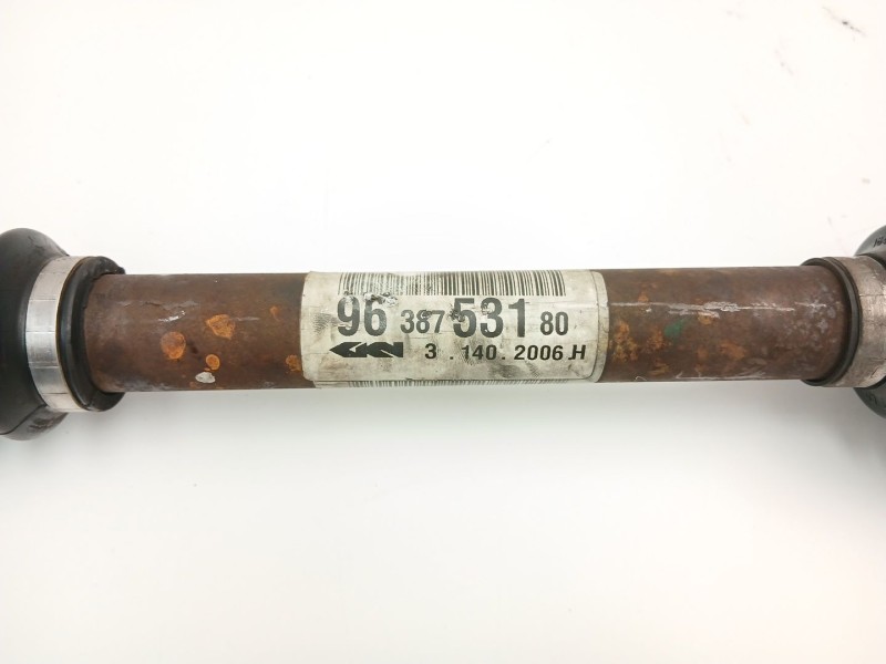 Recambio de transmision delantera derecha para peugeot 206 hatchback (2a/c) 1.4 i referencia OEM IAM 9638753180  