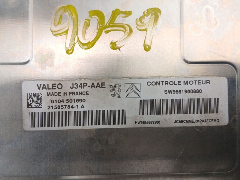 Recambio de centralita para peugeot 206 hatchback (2a/c) 1.4 i referencia OEM IAM 9661960880 J34PAAE 