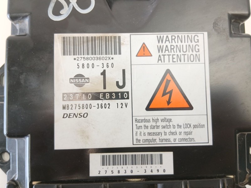 Recambio de centralita para nissan navara np300 (d40) 2.5 dci 4wd referencia OEM IAM 23710EB310 MB2758003602 
