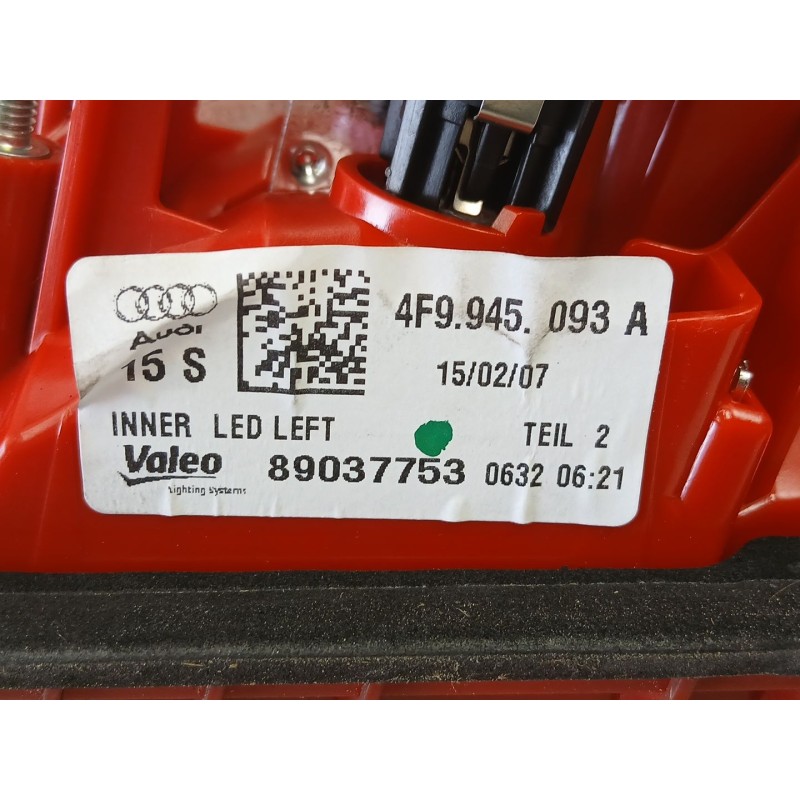 Recambio de piloto porton izquierdo para audi a6 c6 (4f2) 3.0 tdi quattro referencia OEM IAM 4F9945093A 89037753 