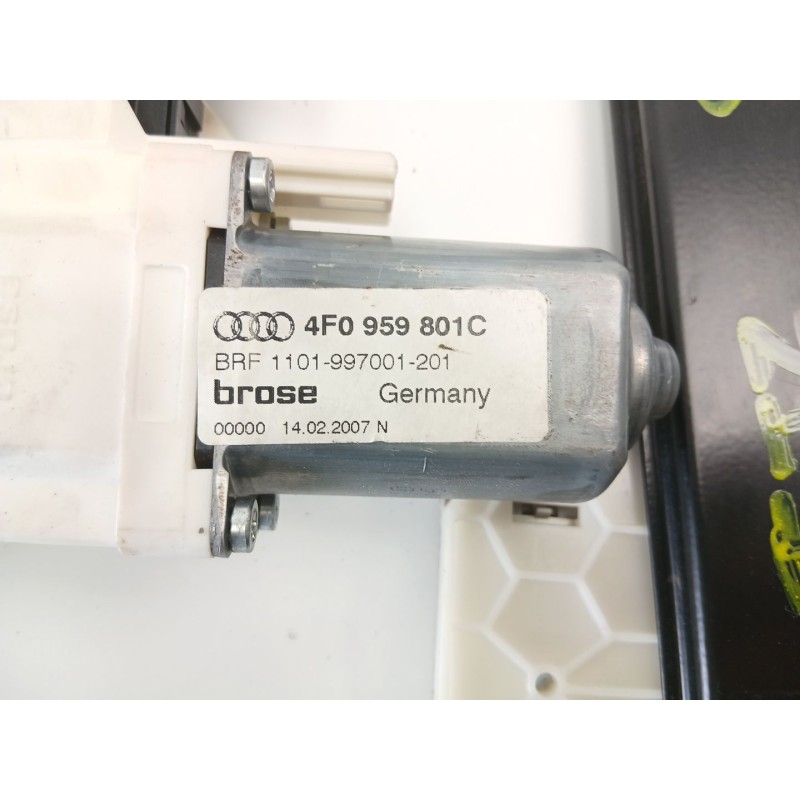 Recambio de elevalunas trasero izquierdo para audi a6 c6 (4f2) 3.0 tdi quattro referencia OEM IAM 4F0959801C  