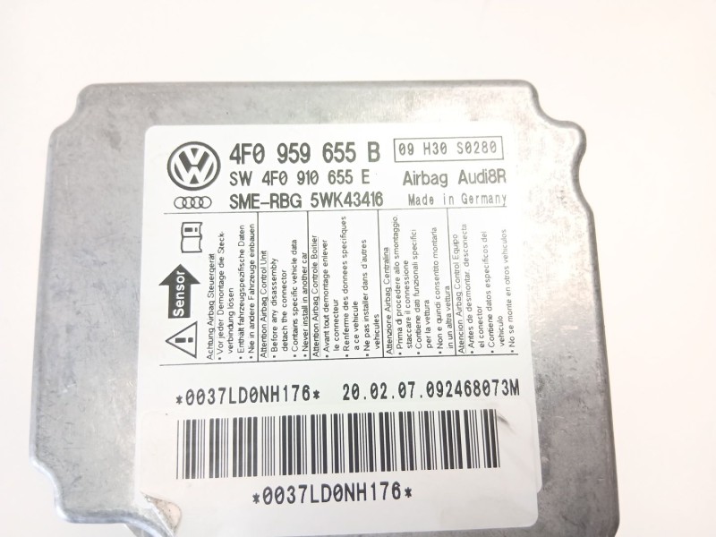 Recambio de centralita airbag para audi a6 allroad c6 (4fh) 3.0 tdi quattro referencia OEM IAM 4F0959655B 5WK43416 4F0910655E