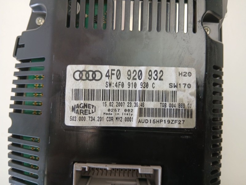 Recambio de cuadro instrumentos para audi a6 allroad c6 (4fh) 3.0 tdi quattro referencia OEM IAM 4F0920932  4F0910930C