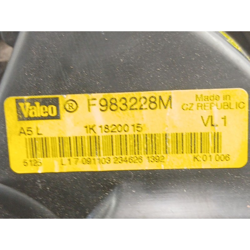 Recambio de motor calefaccion para volkswagen golf v (1k1) 2.0 tdi 16v referencia OEM IAM 1K1820015 F983228M 