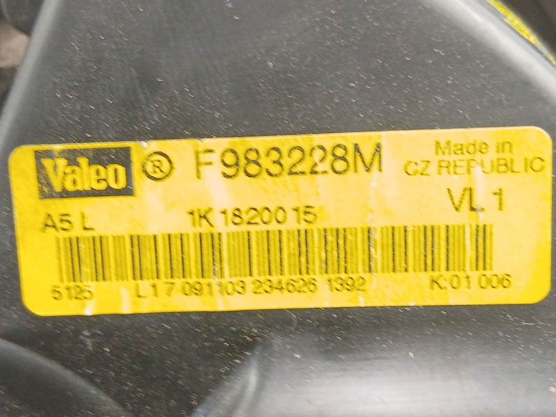 Recambio de motor calefaccion para volkswagen golf v (1k1) 2.0 tdi 16v referencia OEM IAM 1K1820015 F983228M 