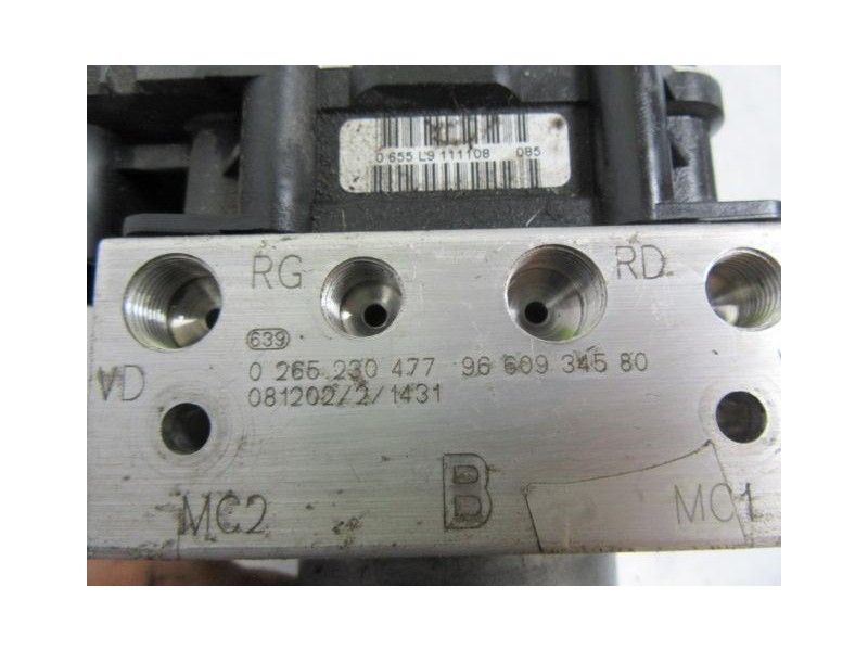 Recambio de abs : citroen c 4 : 1.6 hdi picasso (109cv) [2009] para citroen c 4 1.6 hdi picasso referencia OEM IAM 0265230477  