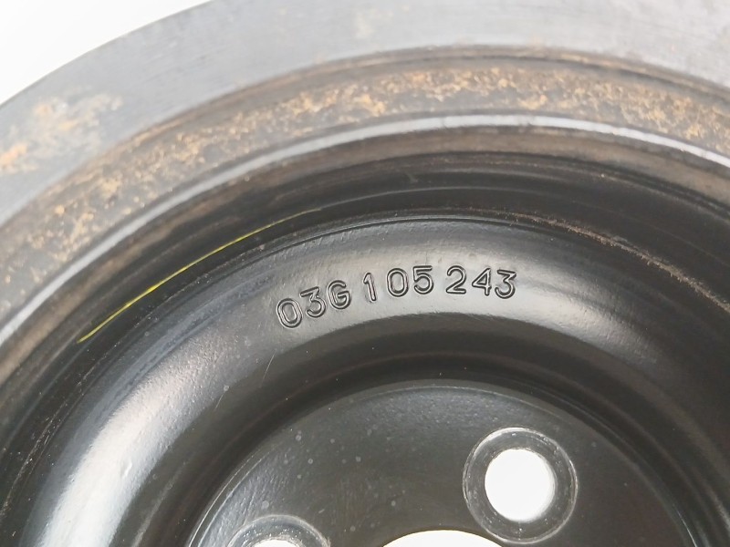 Recambio de polea cigueñal para volkswagen golf v (1k1) 2.0 tdi 16v referencia OEM IAM 03G105243  