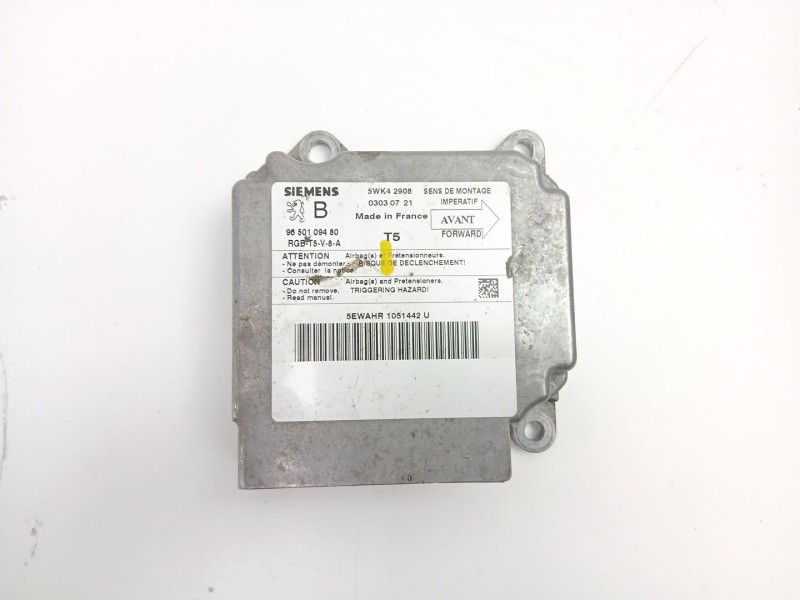 Recambio de centralita airbag para peugeot 307 (3a/c) 2.0 hdi 90 referencia OEM IAM 9650109480 5WK42908 