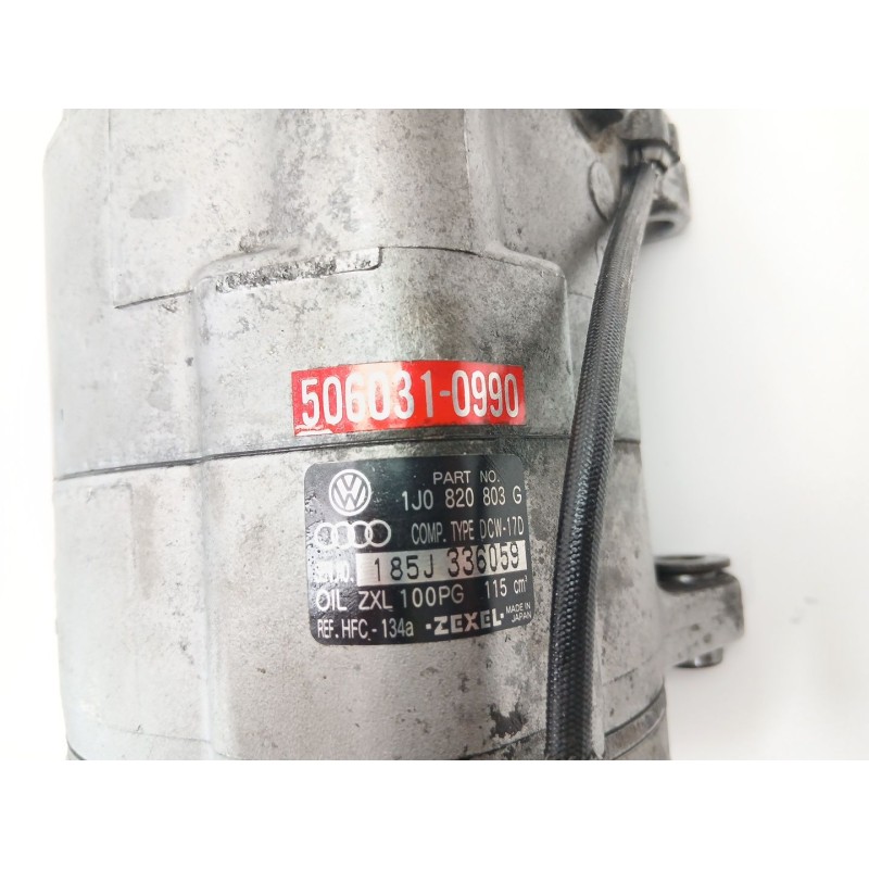 Recambio de compresor aire acondicionado para volkswagen golf iv (1j1) 1.6 16v referencia OEM IAM 1J0820803G 5060310990 