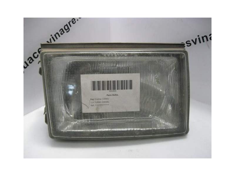 Recambio de faro derecho para fiat croma 1.9 turbo diesel referencia OEM IAM   
