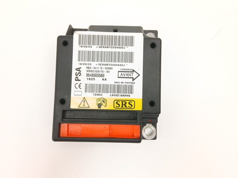 Recambio de centralita airbag para citroën c5 i (dc_) 2.0 hdi (dcrhzb, dcrhze) referencia OEM IAM 9648665580  