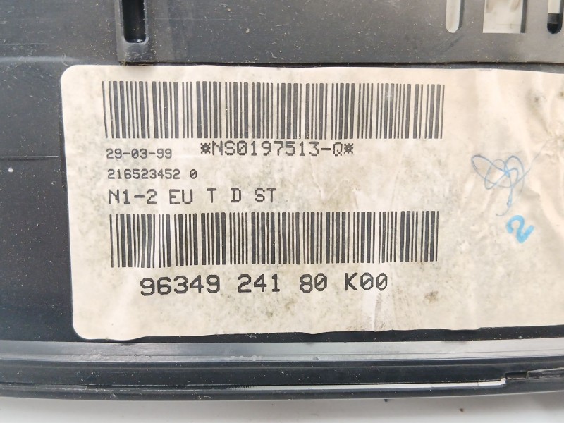 Recambio de cuadro instrumentos para citroën xantia (x1_, x2_) 1.9 turbo d referencia OEM IAM 9634924180  