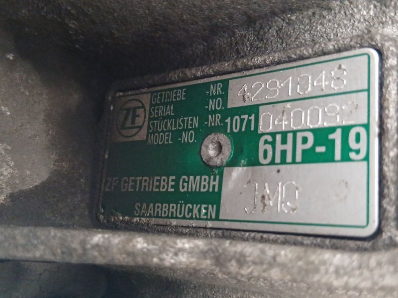 Recambio de cambio automatico para audi a6 allroad c6 (4fh) 3.0 tdi quattro referencia OEM IAM JMQ  