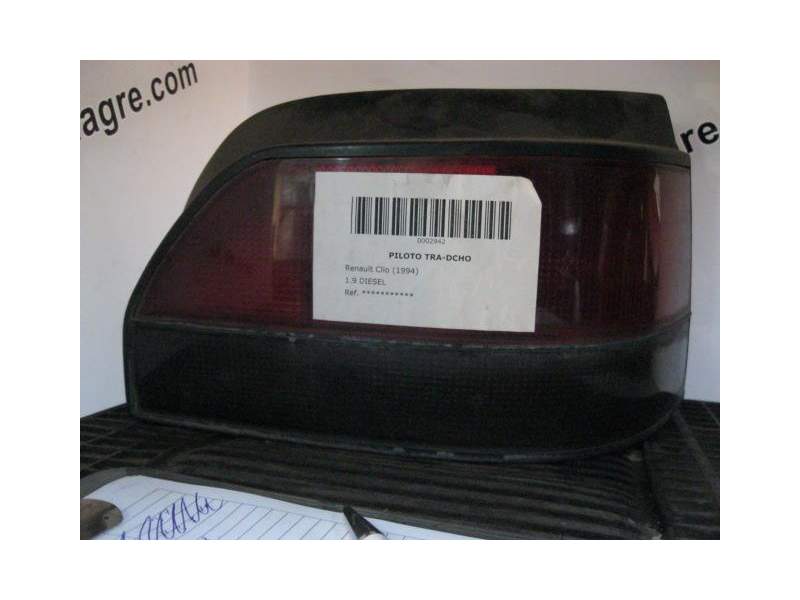 Recambio de piloto trasero derecho para renault clio 1.9 diesel referencia OEM IAM   