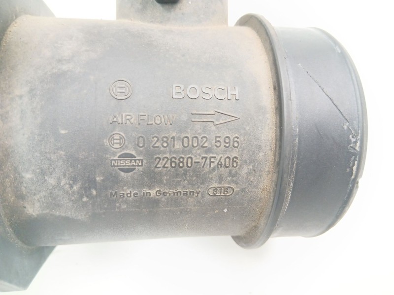 Recambio de caudalimetro para nissan terrano ii (r20) 2.7 tdi 4wd referencia OEM IAM 226807F406 0281002596 